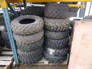 (20) Dunlop ATV Tires, Used, Various Sizes, Untested