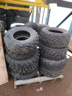 (18) Dunlop ATV Tires, Used, Various Sizes