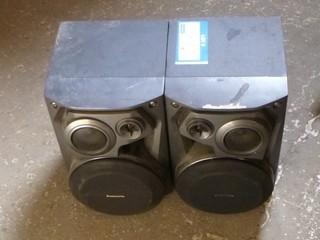 Panasonic Speakers, Model SB-AK300, 100 Watt, SN TQ2BA027628