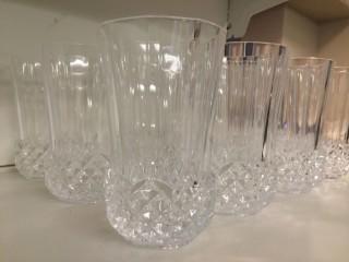 Set of (12) Crystal Glassware.