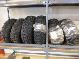 (6) Misc ATV Tires, Used, Various Sizes