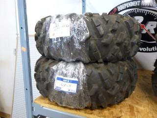 (2) Maxxis Big Horn ATV Tires, Used, 27x9x12