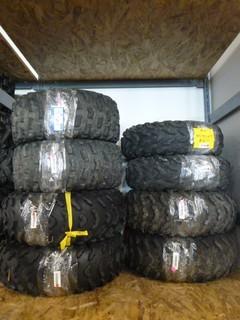 (8) Misc ATV Tires, Used, Various Sizes
