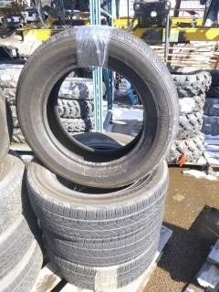 (4) Yokohama Tires, Used, 225/65R17