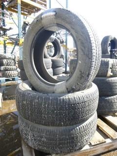 (6) Misc Automotive Tires, Used, Various Sizes, Untested