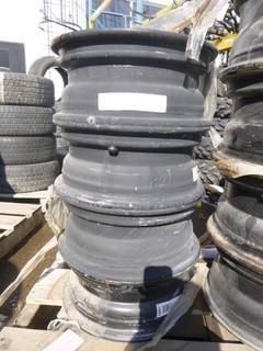 (4) Steel Rims, 13x5 4 Bolt Pattern 4x100 , Used