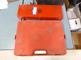(1) Incomplete 3/4" drive Socket set (One Socket Missing), C/w (1) Incomplete Socket Set