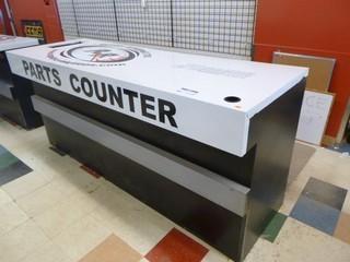 Approx. 95in X 33in X 43in Counter w/ Wiring Plugs
