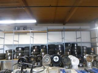 Industrial EZ Rect Racking Approx. 12' x 31" Deep, 6 Bays Approx. 50" Each, 3 Shelves Per Bay, Special Ordered with Bolt Down Feet Welded On A Must for OHS Compliance