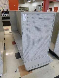 Wilson Brand Gondola Shelving w/ End Caps and Shelves, Approx. 124" x 73" x 55", Made in Canada