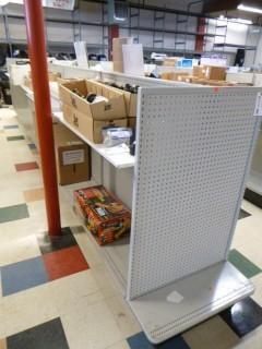 Wilson Brand Gondola Shelving w/ End Caps and Shelves, Approx. 264" x 35" x 55", Made in Canada