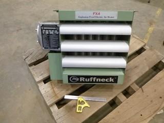 Ruffneck FX4 Explosion Proof Electric Air Heater,  115/208-230 V, 22" x 24" x 18", (E4-3-3)