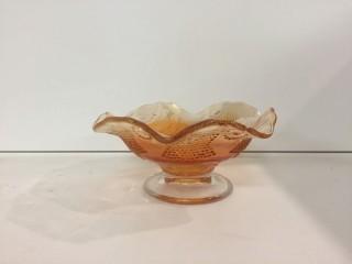 Small Coloured Glass Bowl.