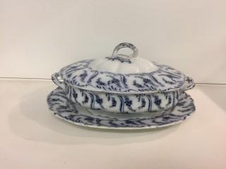 Constance Covered Serving Dish with Platter.