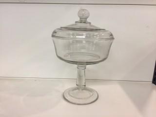 Pedestal Dish with Lid.