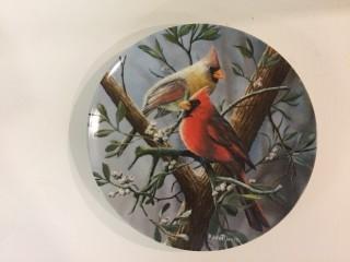 Edwin M. Knowles "Cardinal" Collectible Plate.