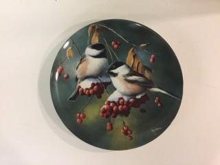 Edwin M. Knowles "Bluebird" Collectible Plate.