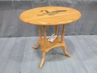 Ducks Unlimited Coffee Table, 22", x 17" x 20 1/2" (E5-5-1) * Note Crack in Top*