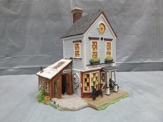 Department 56, " P.I Wheeler's Bicycle Shop" Ornamental Collectable (E5-1-1)