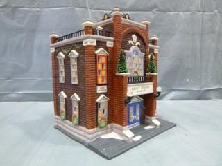 Department 56, " Precinct 25 Police Station" Ornamental Collectable (E5-1-1)