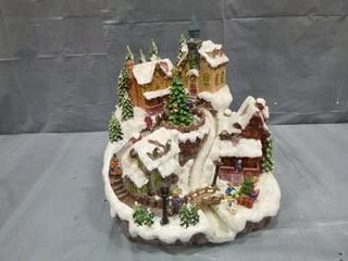 Christmas Village Ornament Statue,  *Missing AC Adapter* (E5-1-3)