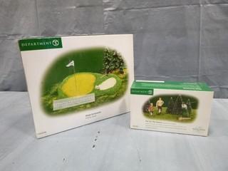 Department 56, Putting Green, Par for the Course Ornamental Collectables (E5-1-1)