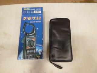 (1) New Digital Clamp Meter w/ Case (A2)