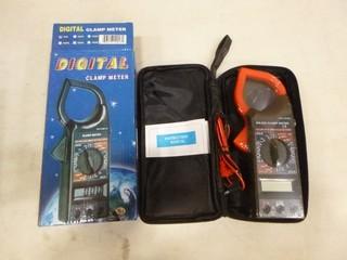 (1) New Digital Clamp Meter w/ Case (A2)