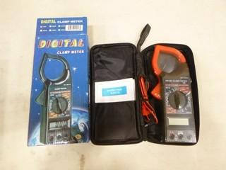 (1) New Digital Clamp Meter w/ Case (A2)