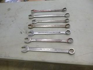 (2) 1 1/8" Wrench, (4) 1 1/16" Wrench, (1) 1 1/4" Wrench (E4-1-1)