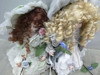 (2) Porcelain Dolls (E3-5-1)