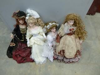 (4) Porcelain Dolls (E4-5-3)