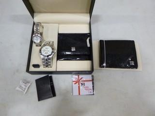 (1) New Set Of His and Hers Wrist Watches (Needs Batteries)