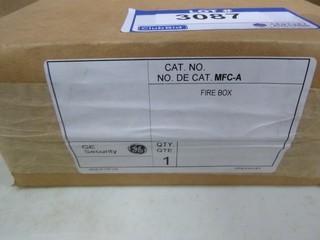 (1) New Electric Fire Box, Model MFC-A (B1)