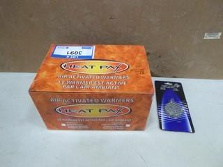 (1) New Box Of 40 Pairs Of Hand Warmers, (1) New Pendant Magnifier (B1)