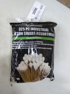 (1) New Bag Of Industrial Cotton Swabs, 325 Pc (B1)