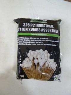 (1) New Bag Of Industrial Cotton Swabs, 325 Pc (B1)