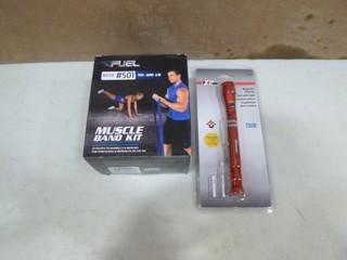 (1) New Fuel Muscle Band Kit, 50-120LB, (1) New Magnetic Pick Up Tool w/ Light  (B1)