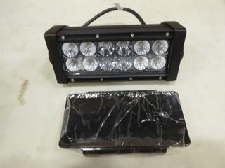 (1) 7" Two Row LED Duel Color Light Bar (B1)