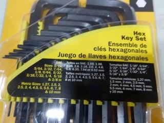 (1) New Titan 25 Pc Hex Key Set (B1)