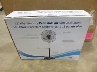 18" High Velocity Pedestal Fan (A1)