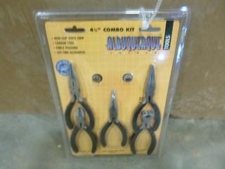 Albuquerque Tools 4 1/2" Combo Plier Kit (New) (A1)