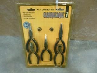 (5) Albuquerque Tools 4 1/2" Combo Plier Kit (New) (A1)