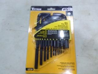 Titan 25 PC Hex Key Set (New)(A1)