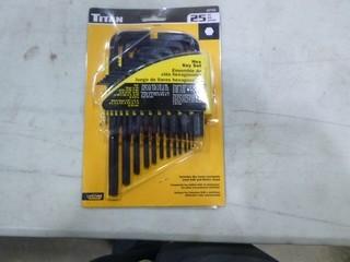 Titan 25 PC Hex Key Set (New)(A1)