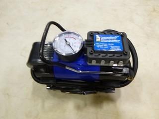 Portable 12V Air Compressor w/ Super Bright LED Light (New)(A1)