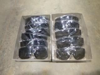 (11) Crews Dark Replacement Safety Glass Lenses (New)(A1)