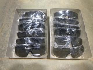 (12) Crews Dark Replacement Safety Glass Lenses (New)(A1)