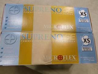 (2) Supreno SE Powder Free Nitrile Exam Gloves, Size XS (New)(A1)