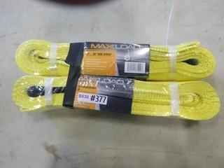  (2) 2" x 20' Tow Straps(New)(A1)